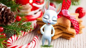 Zoobe Зайка Задорное поздравление с Рождеством!