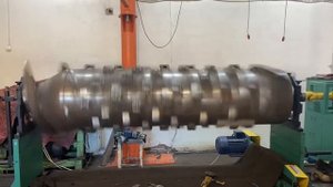 Динамическая балансировка ротора комбайна Case IH 6140