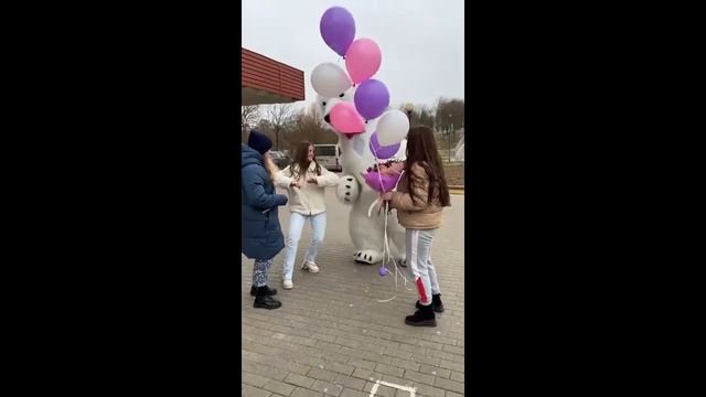 Поздравление от Белого Медведя. ПРИГЛАСИ Мишку