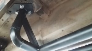 Защита порога трубой Патриот.