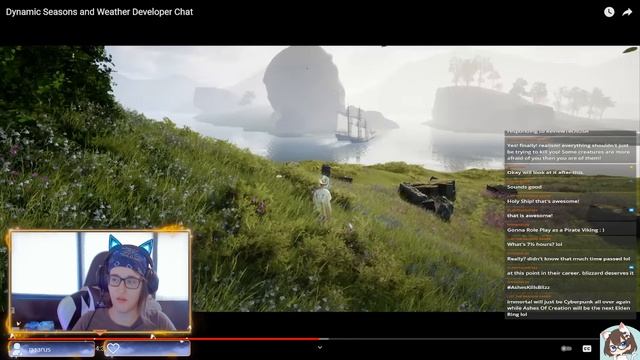 Ashes Of Creation Dynamic Seasons and Weather Developer Chat  Minxy Reacts