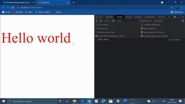 JavaScript tutorial #2 | access element , apply css | change , display and hide content @echocoding