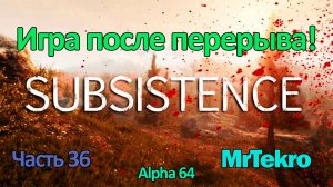 Subsistence (Часть 36! Продолжаем играть)