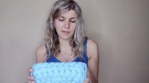 Сравнение трикотажной пряжа и полиэфирного шнура/Минусы и плюсы/Мои красивые вязаные сумки и рюкзак