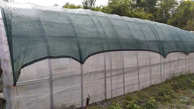 Затеняющая сетка для теплицы