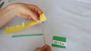Оригами цветы ОДУВАНЧИКИ из бумаги Flores de origami Diente de Leon de papel  Paper flower Dandelio