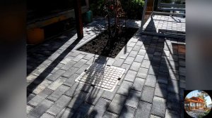 Благоустройство территории, укладка тротуарной плитки и ливневой системы👷♂️