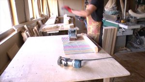 Изготовление деревянной лестницы Как работает профессиональный мастер Manufacturing of wooden stair