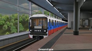 81-717 на станции Воробьевы горы 
в Subway Simulator 3D