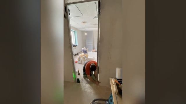 Скрытые двери под покраску. Установка. смотреть онлайн