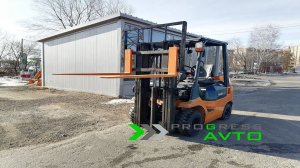 Вилочный погрузчик TOYOTA 7FG25 вагонного типа