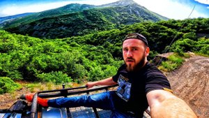 УСКУТСКИЙ ВОДОПАД в Крыму ПЕРЕПОЛНЕН водой. Филиппов Сенокос самая труднодоступная ДОРОГА. ПРИВЕТНОЕ