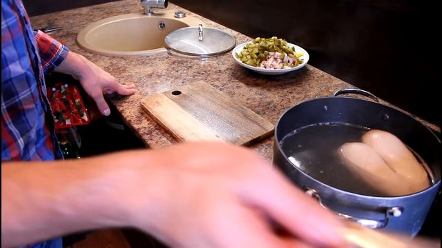 Рецепт солянки с курицей