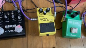 Ibanez Ts808 vs Boss SD-1 Strymon Iridium Round amp(no talking)