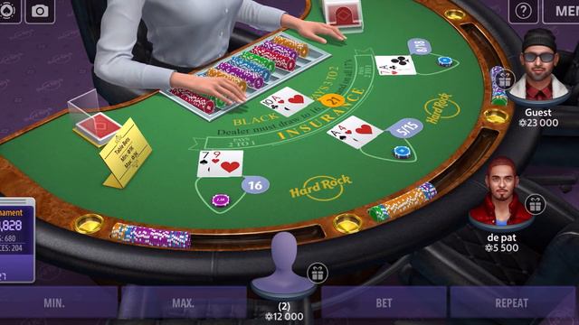 HARD ROCK BLACKJACK Game Match 1080P HD No Commentary Gameplay смотреть онлайн