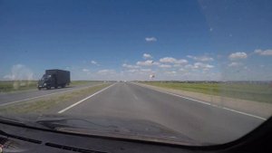 Самый быстрый путь из центра Саратова в аэропорт "Гагарин" (таймлапс)