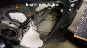 How to put in insulation in your Honda CRV