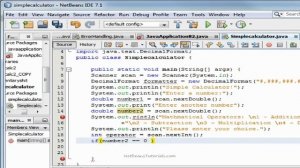 Java tutorial - Simple calculator using output window