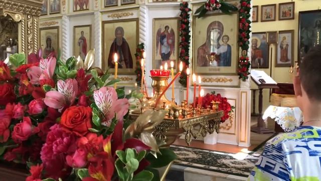 Анапа Храм Вознесения Господня ст.Анапская 24 апреля 2022 г. смотреть онлайн