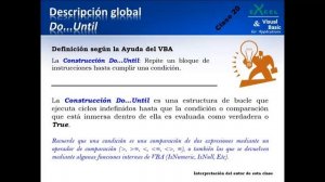 Construcción Do...Until – Clase 20 - Vídeo 1 de 2 – Programación del Excel con VBA