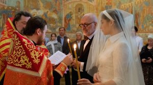 Венчание Александра Гордона и Софии Каландадзе в Спасо-Евфимиевом монастыре в Суздале
