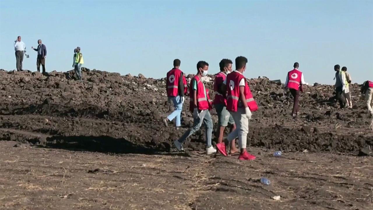 В Эфиопии развернута масштабная поисковая операция на месте крушения самолета