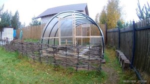 Теплица за 5000 рублей из ПНД 40