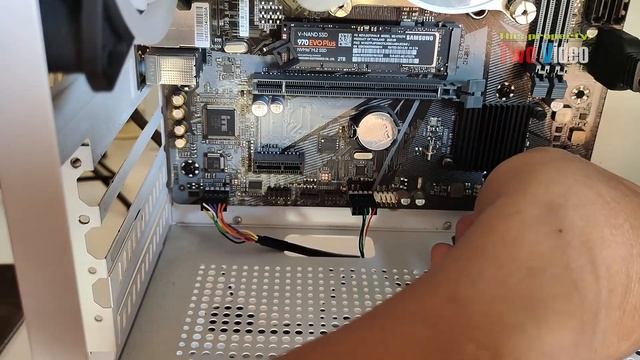 Aigo Darkflash DX240 V2 RGB Installation on Aeorocool Trinity Mini