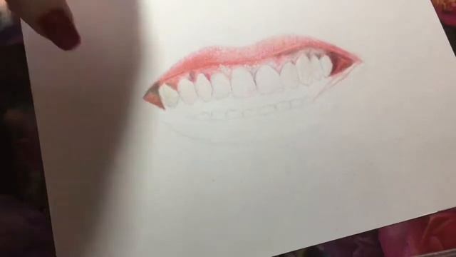 КАК НАРИСОВАТЬ РОТ (губы\зубы) | How to draw lips | Florris ♥ смотреть онлайн