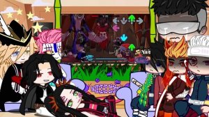 Upper moons (+Muzan) & Hashiras react to Sonic.EXE mod (not really)(exemerge)(Part 4/???)(Faker/EXE