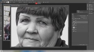 Ретушируем фото  и создаем фон для портрета на памятнике.