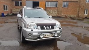 Кенгурятник, защита переднего бампера и пороги на Nissan X-Trail T30