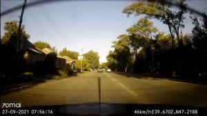 70mai Dash Cam Pro Plus+ (задняя камера / день / через тонировку)