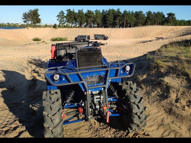 Самодельный квадроцикл с АКПП. Покраска и финальная сборка. смотреть онлайн