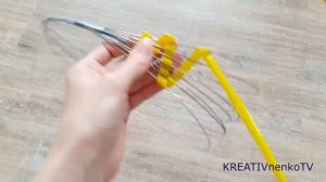 DIY \ ИДЕЯ / КОНФЕТНИЦА ИЗ КОКТЕЙЛЬНЫХ ТРУБОЧЕК \ cocktail basket #KREATIVnenkoTV