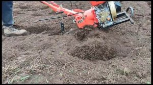 мотоблок ,,ЗУБР 6л/с,, с фрезами ,,реноватор,, 15 апреля 2021 г.
