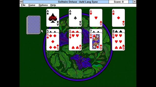 Solitaire Deluxe - Auld Lang Syne [Windows 3.11 Longplay] (1995) Interplay смотреть онлайн