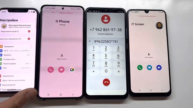Incoming Call Hold Samsung Galaxy S20+ vs A50 vs Honor Redmi 8A vs IPhone 12 смотреть онлайн