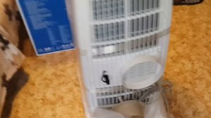 Unpacking FairLine MAC2300C. Напольный кондиционер.