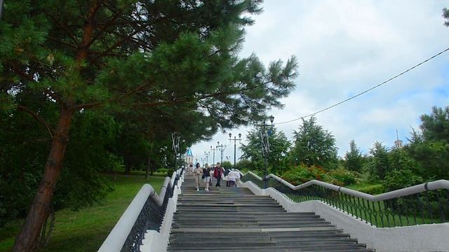 Хабаровск- набережная Амура, парк Муравьева Амурского