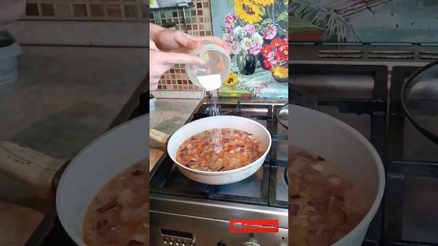 идеальная гречка с овощами в сковороде. #веган #рецепты #лайфхаки