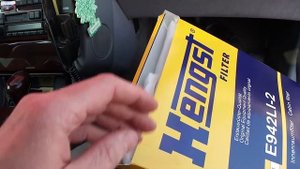 Замена салонного фильтра Mercedes W210 cabin filter replacement