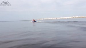 ПВХ лодка ЛОЦМАН М-350 НДНД. Тест под двумя моторами: Suzuki 9,9 и Yamaha 15 л.с. Kamfish