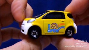 Toyota iQ OPEN! Tomica Taiwan Seven-Eleven limited Unboxing トミカ 小將雙門小跑車