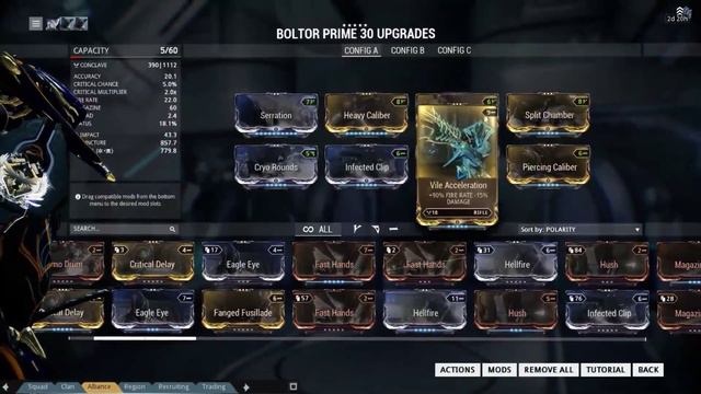 ★Warframe 15.8.1★ Boltor Prime Build смотреть онлайн