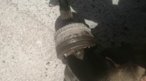 Шрус рассыпался. Последствия порванного пыльника.