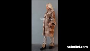 Хотите красивую шубу из нутрии, тогда Вам в Соболини!!! Видео стильной шубы нутрия+норка.