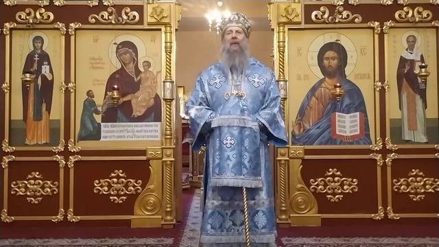 Проповедь в праздник Благовещения Пресвятой Богородицы 07,04,2022г. смотреть онлайн