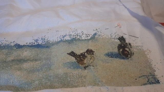 Вышивка крестиком, начатые работы. смотреть онлайн