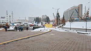 MINSK City Walk Tour #2 Haradski Val Street - Ruined bridge - Zero kilometer